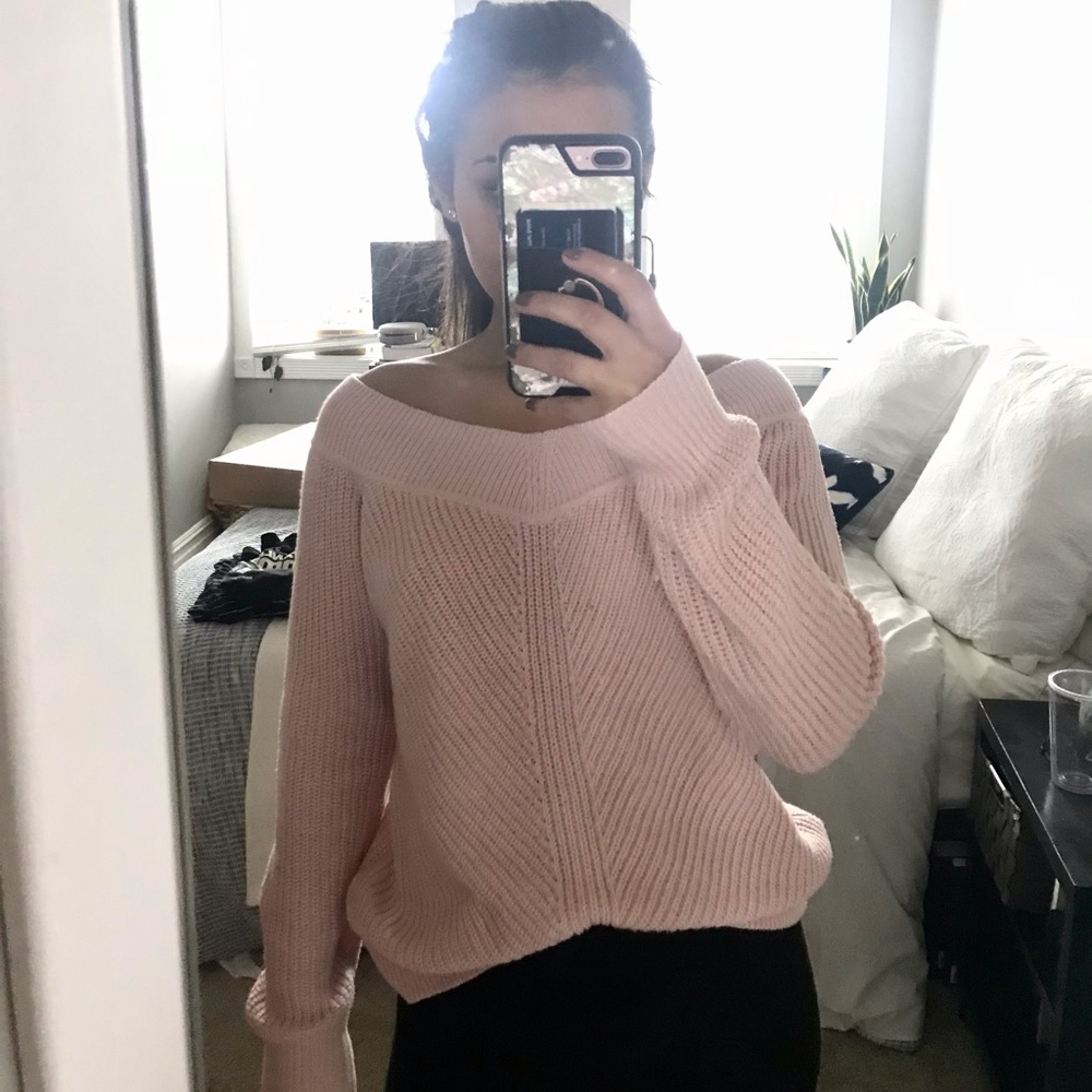 Abercrombie Off-the-Shoulder Sweater